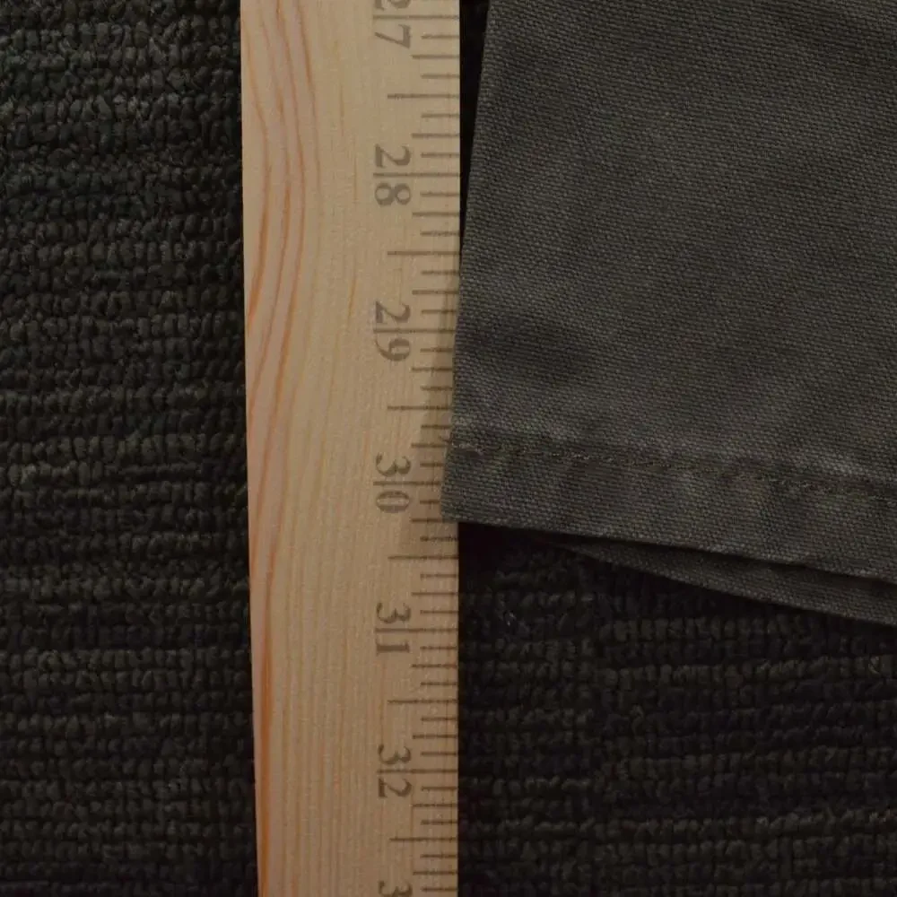 Wrangler Workwear Pants Mens 44x32 Gray Utility Carpenter Canvas Work